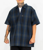 FB County (1/2 Zip Short Sleeve Checker) Shirt